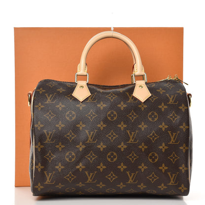 Louis Vuitton Monogram Speedy Bandouliere 30 9 of 9