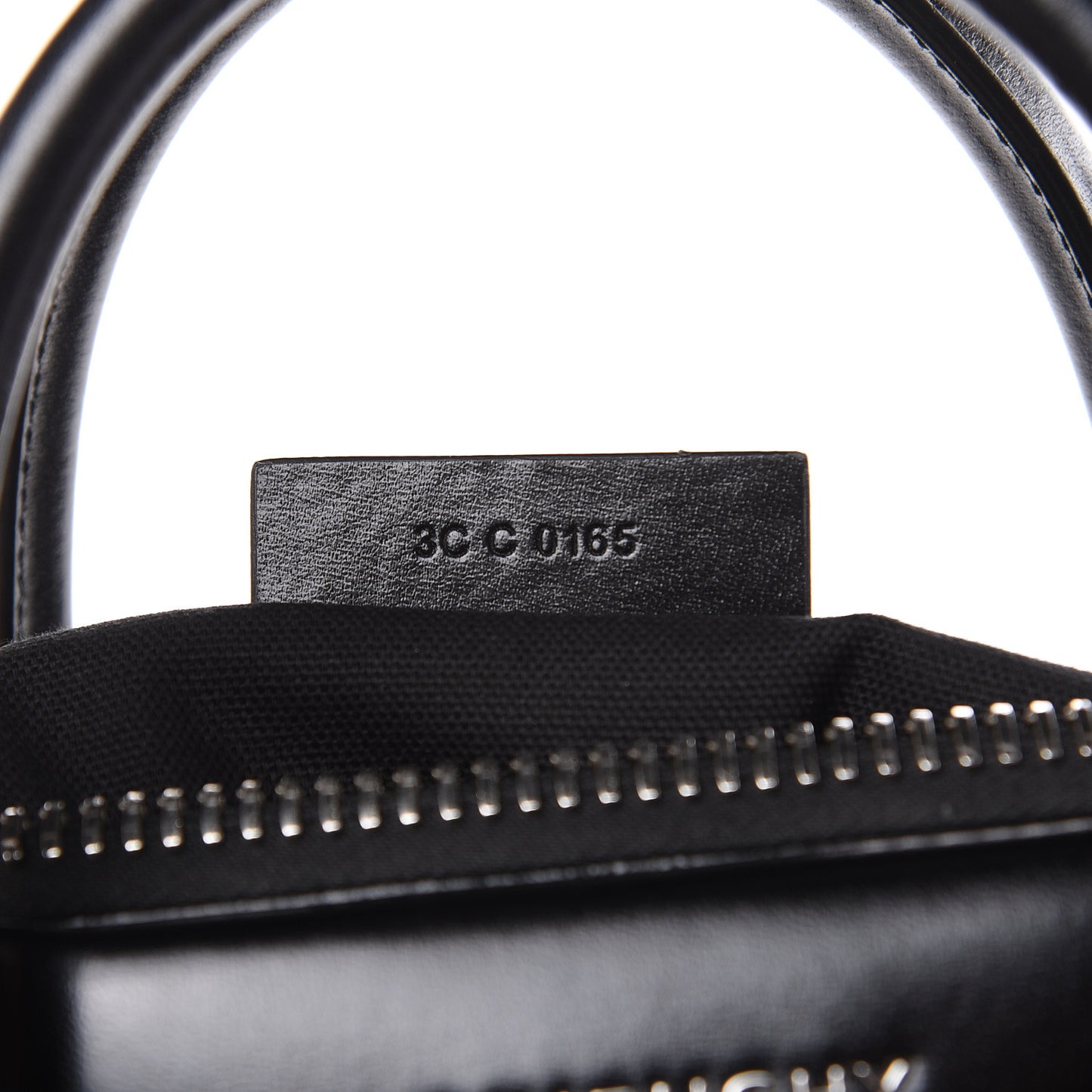 Shiny Lord Calfskin Small Antigona Black
