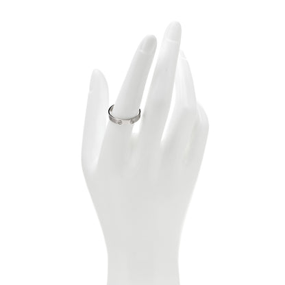 Cartier 18K White Gold 3.5mm LOVE Wedding Band Ring 57 8 2 of 4