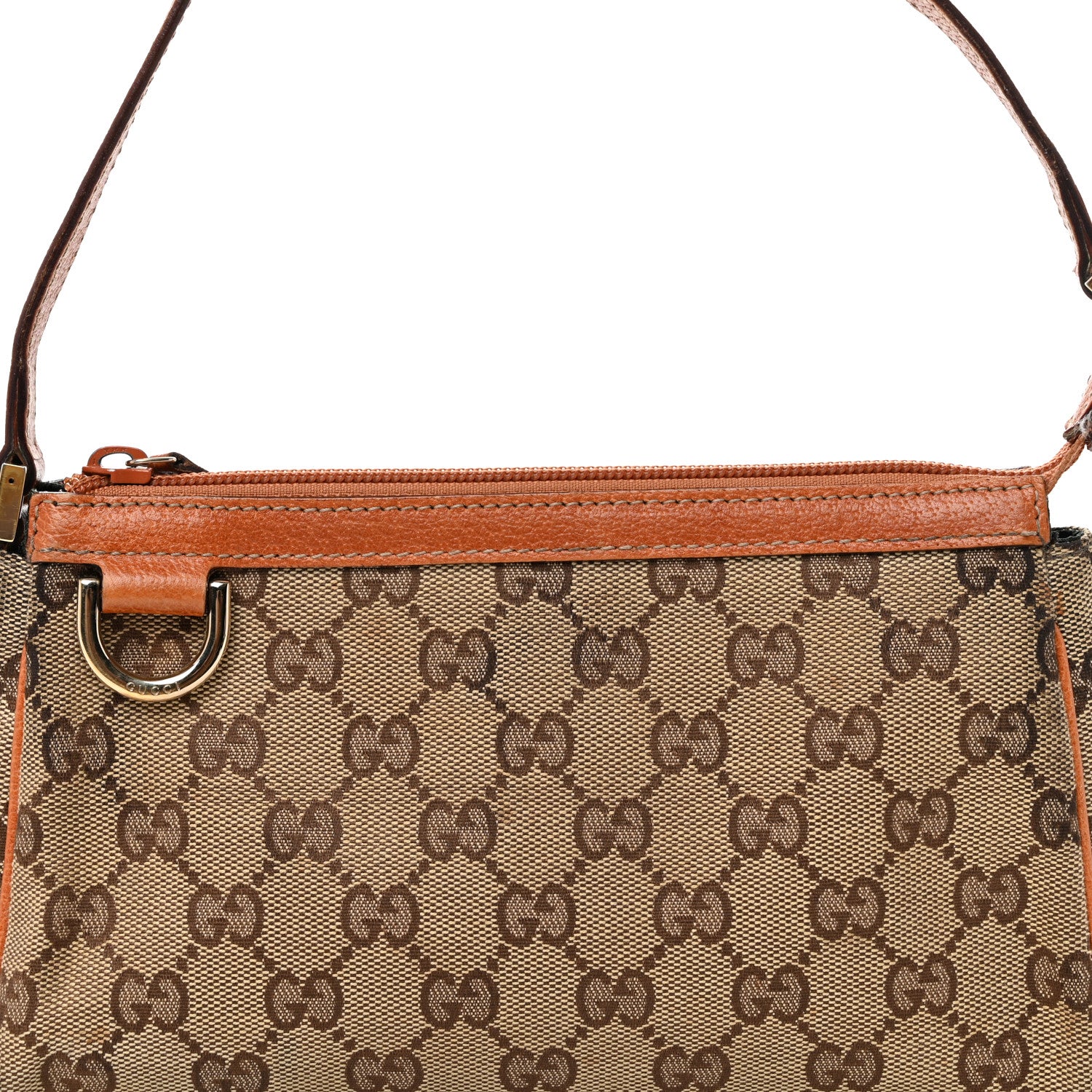 Gucci Monogram D Ring Cosmetic Case Light Brown 8 of 13