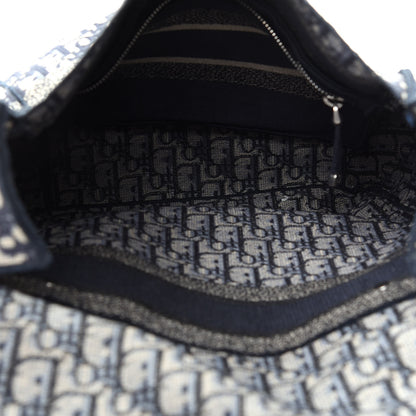 Christian Dior Oblique Backpack Blue White 4 of 8