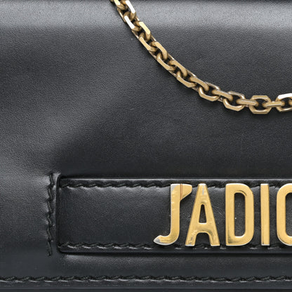 Christian Dior Smooth Calfskin J'adior Croisiere Chain Wallet Black 9 of 13