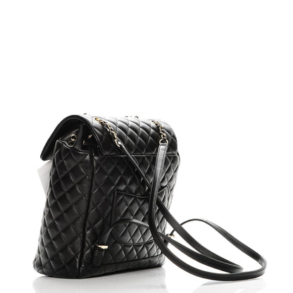 Chanel Lambskin Quilted Large Urban Spirit Backpack Black 3 of 7