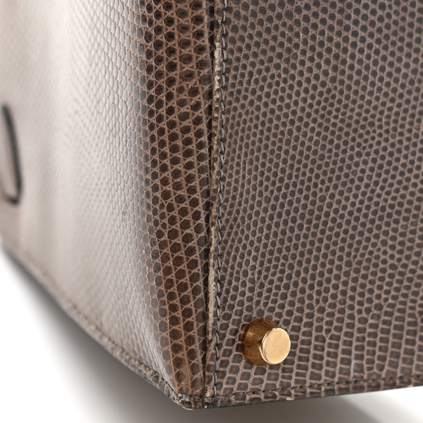 Lizard Niloticus Kelly Sellier 25 Gris Fonce