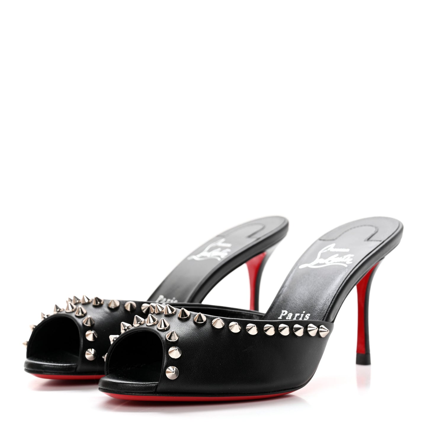Nappa Spike Me Dolly 85 Sandals 36 Black