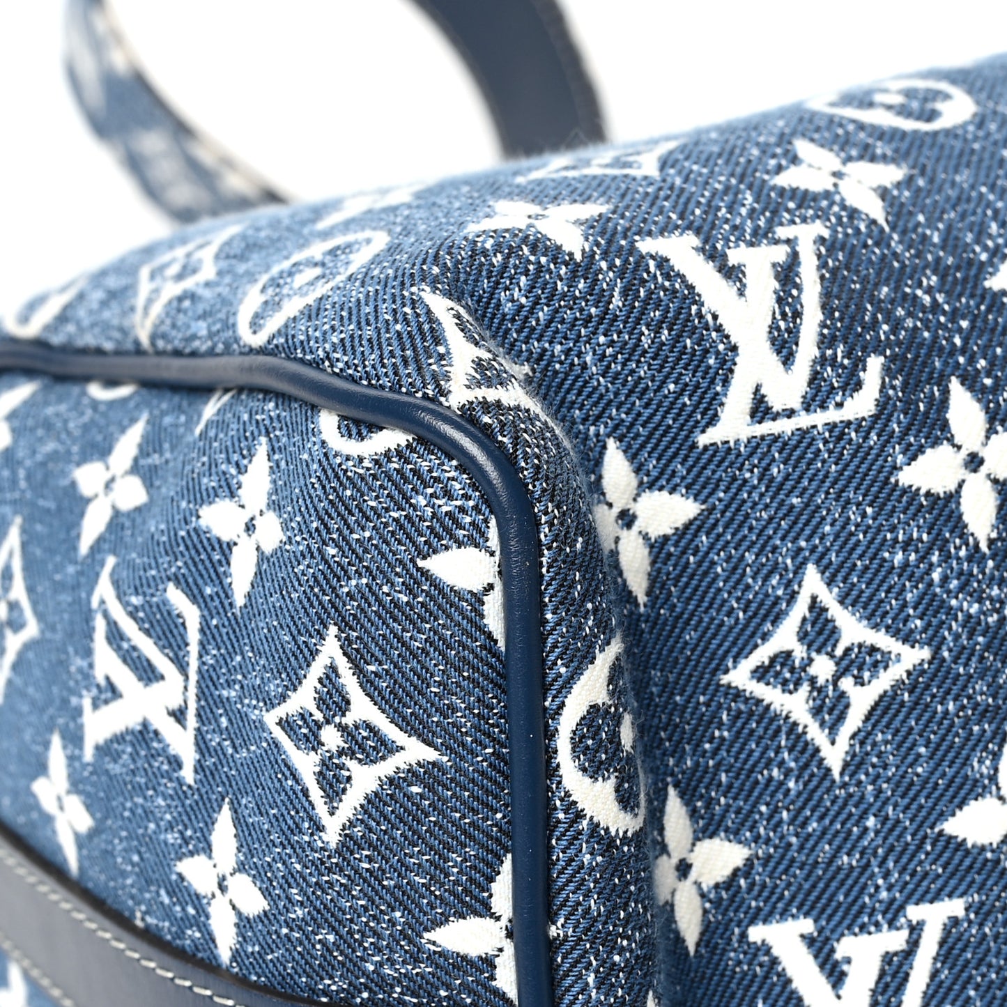 Monogram Jacquard Denim Speedy Bandouliere 25 Bleu
