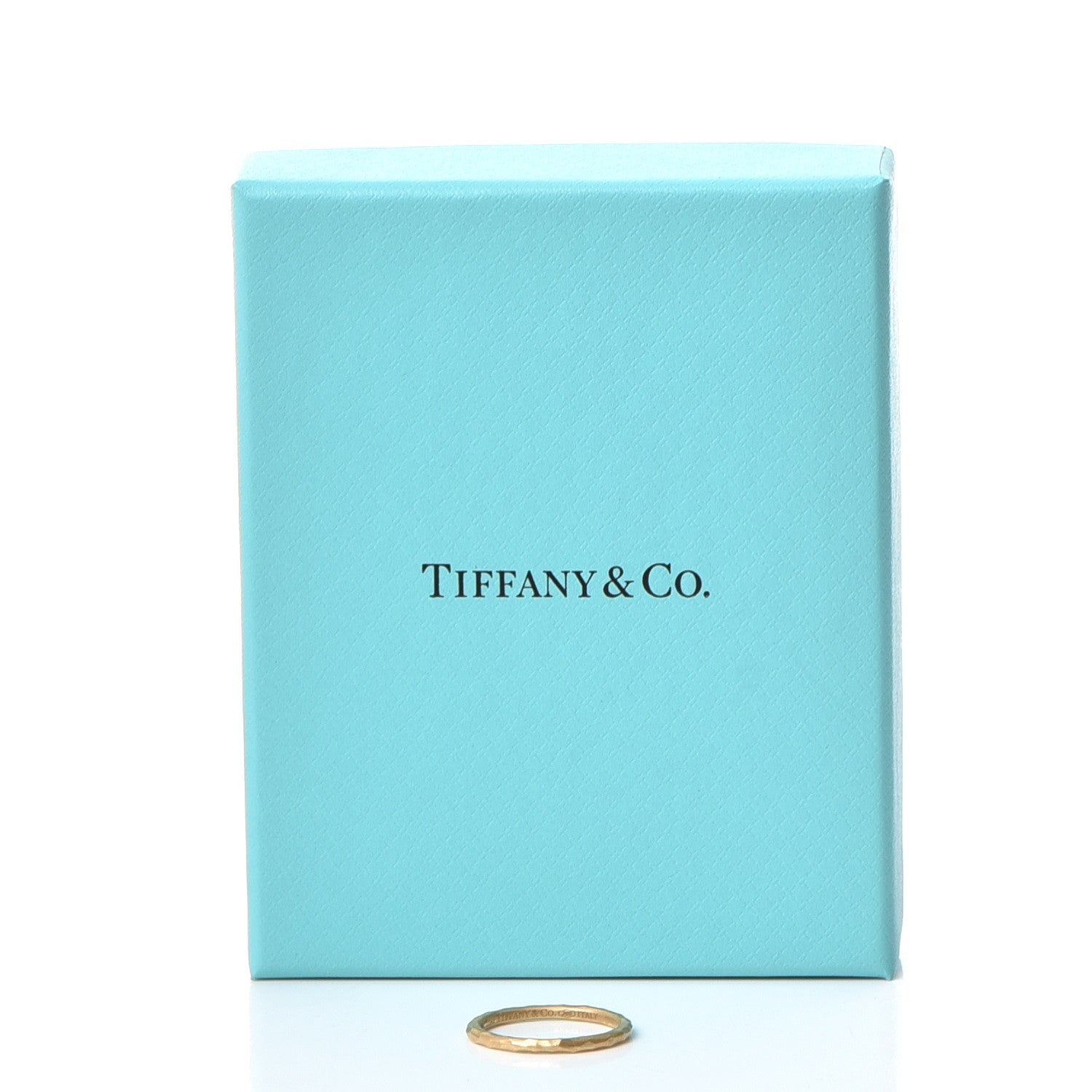 Tiffany 18K Yellow Gold Paloma Picasso Hammered Ring 5.25 7 of 7