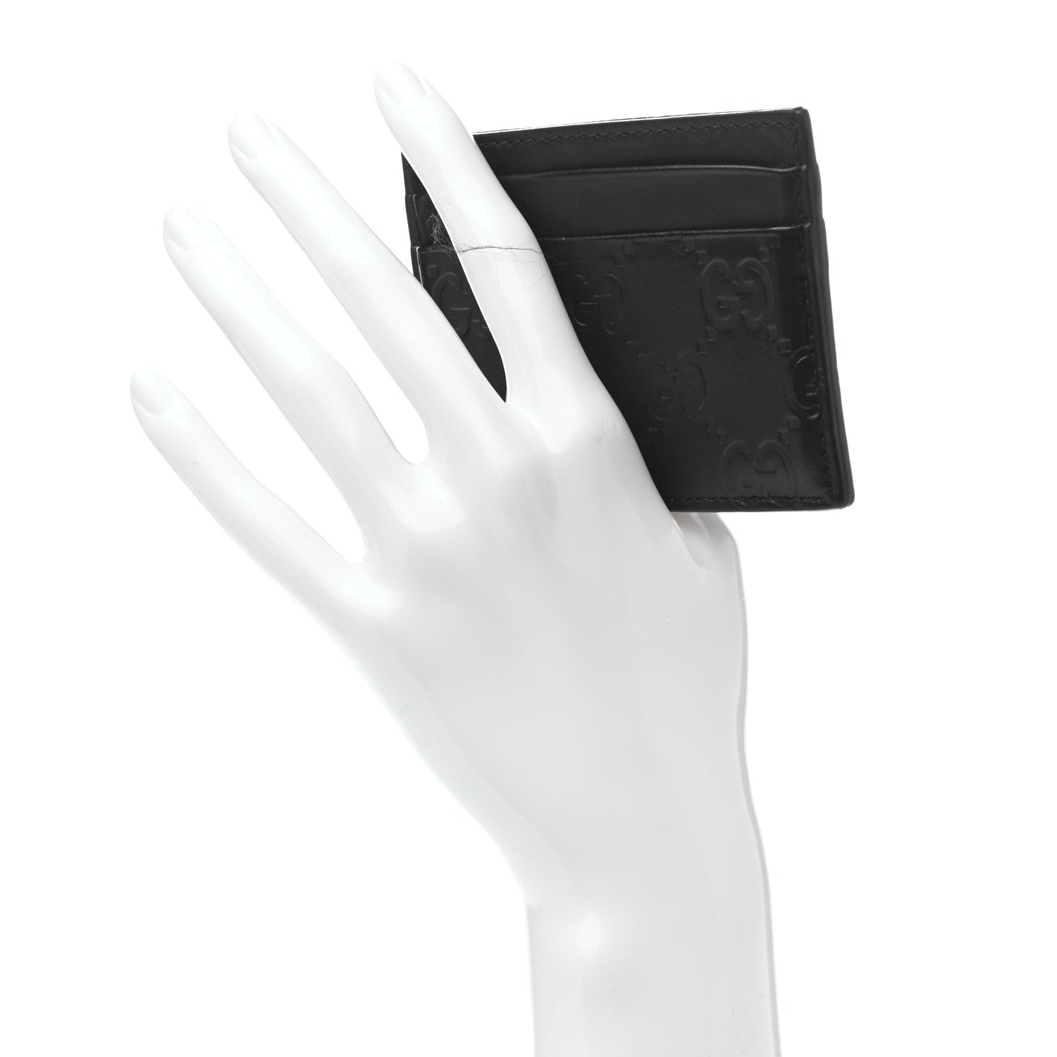 Gucci Guccissima Card Holder Black 2 of 8