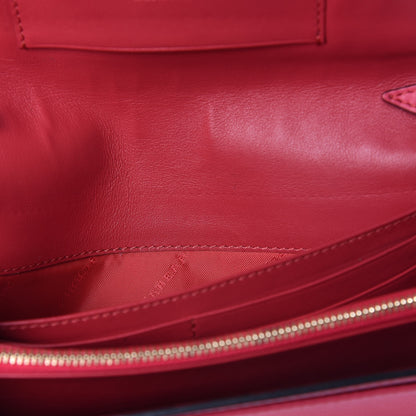 Burberry Calfskin Wallet On Chain Crimson Pink 11 of 11