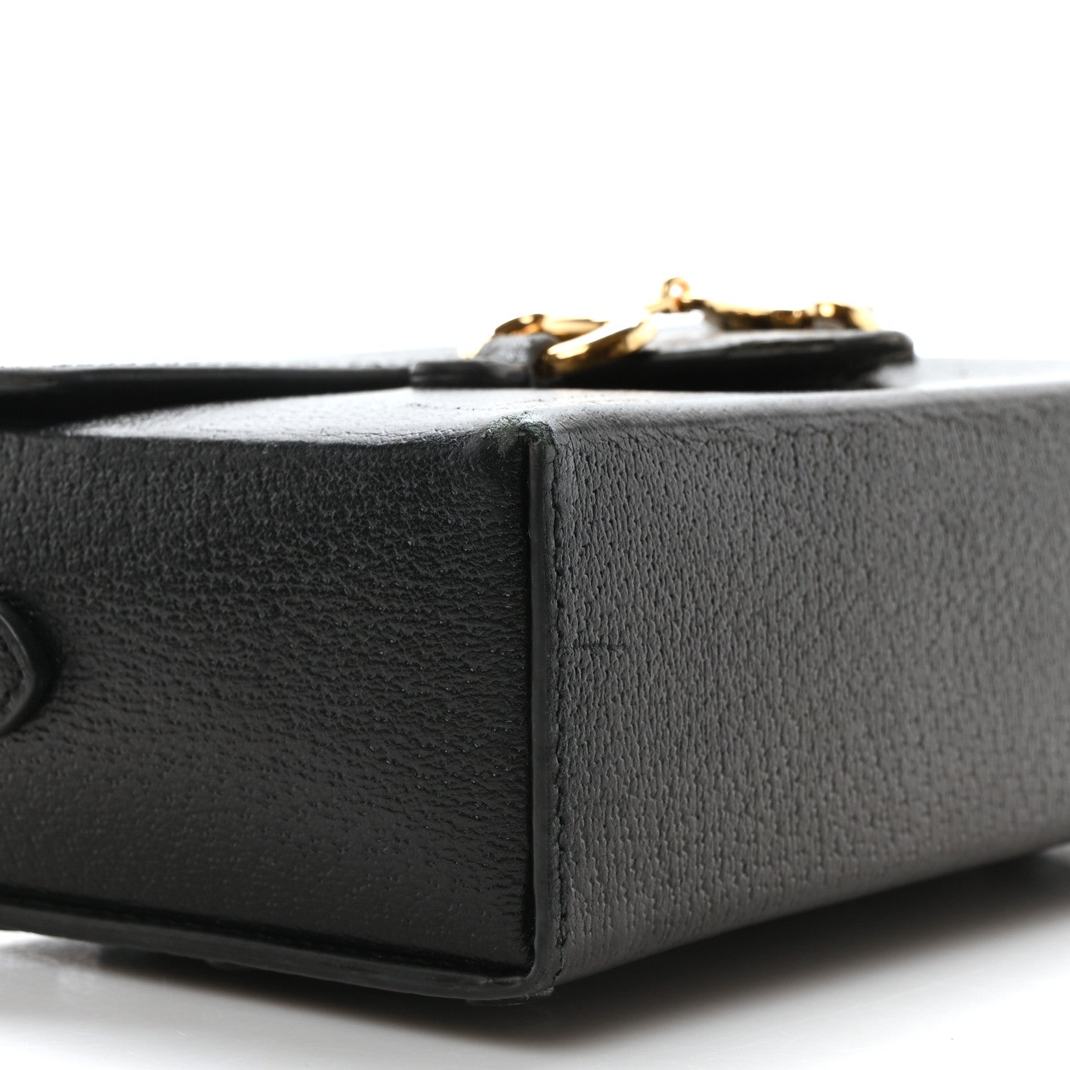 Gucci Calfskin Horsebit 1955 Shoulder Bag Black 8 of 9