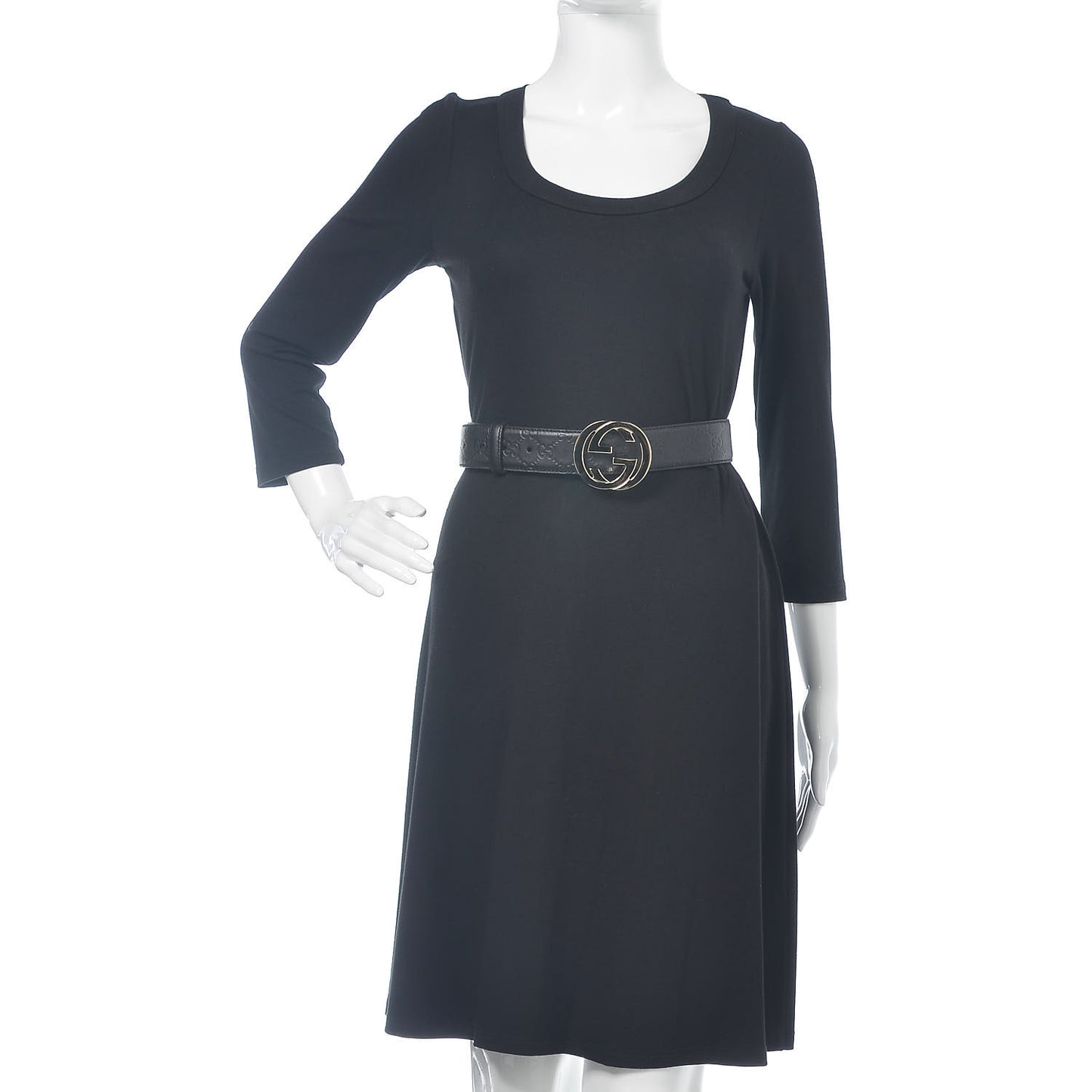 Guccissima Interlocking G 40mm Belt 80 32 Black