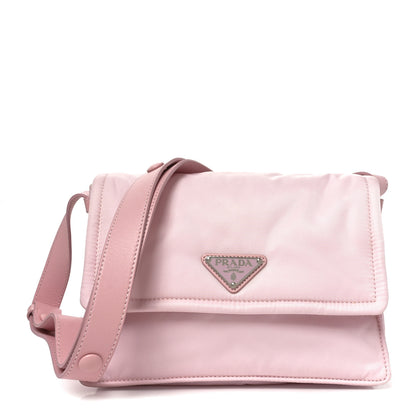 Prada Re-Nylon Padded Small Traveller Alabaster 1 of 9