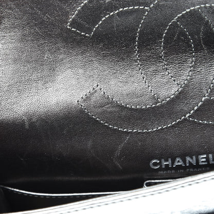 Chanel Metallic Aged Calfskin Quilted 2.55 Reissue 225 Flap Silver 10 of 16