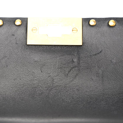 Valentino Garavani Nappa Medium Rockstud Spike Shoulder Bag Light Cuir 10 of 10