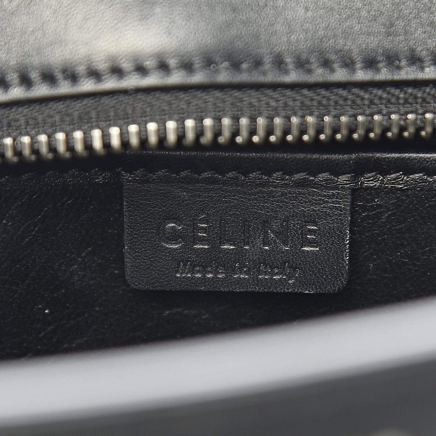 Canvas Calfskin Nano Luggage White Black