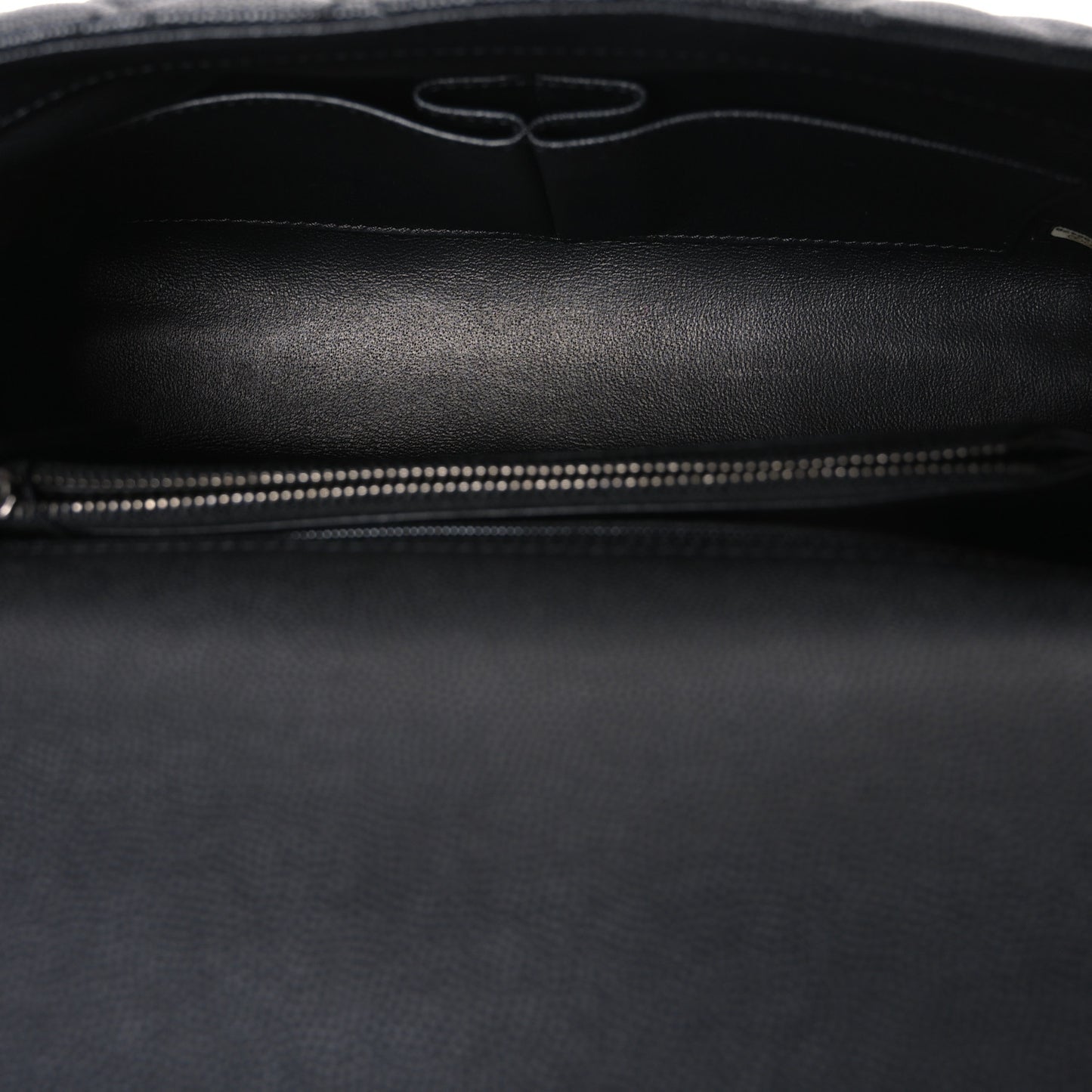 Caviar Lizard Embossed Quilted Small Coco Handle Flap Black
