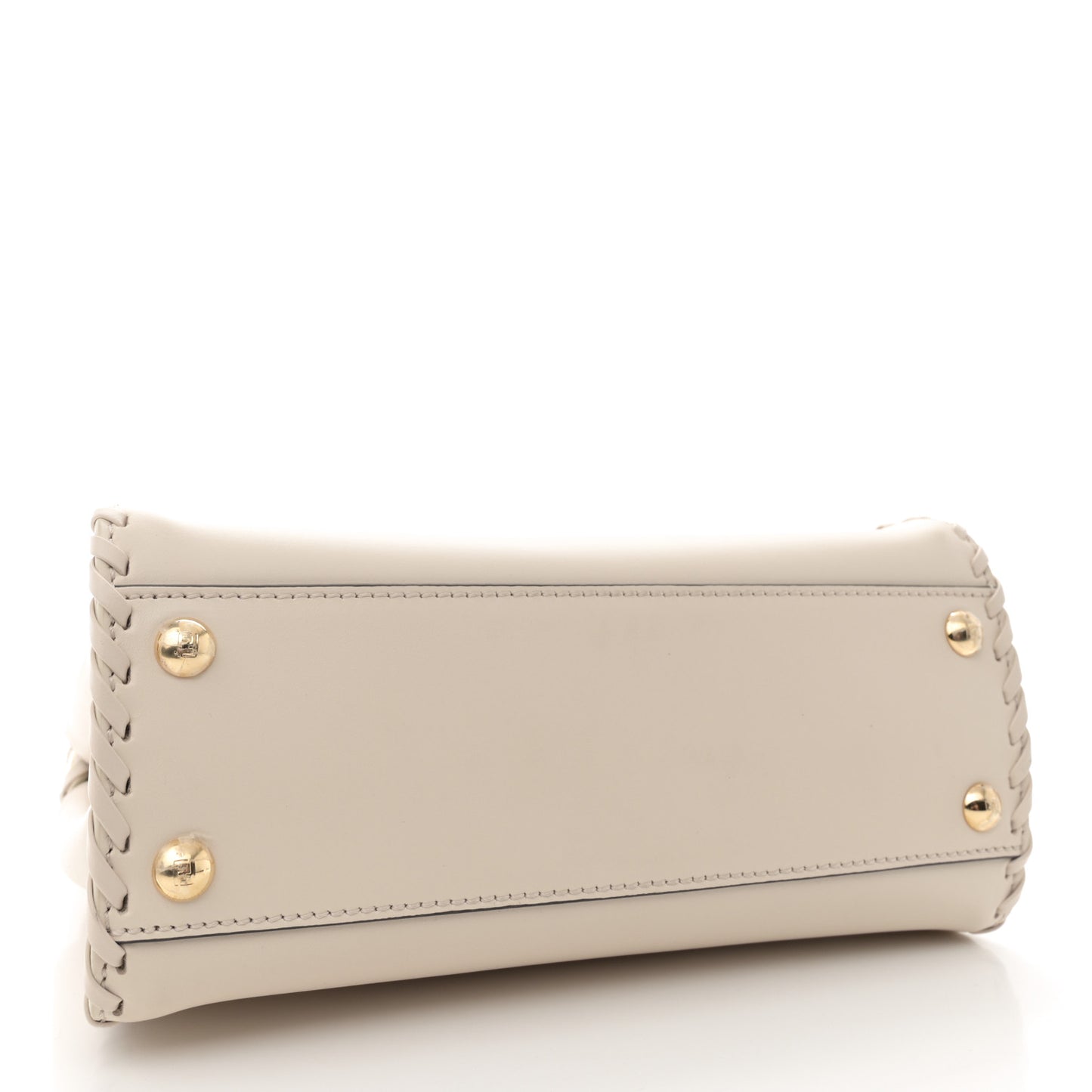 Nappa Interlace Mini Peekaboo Iconic Satchel Camelia