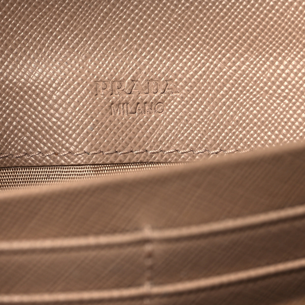 Saffiano Metal Continental Flap Wallet Cammeo