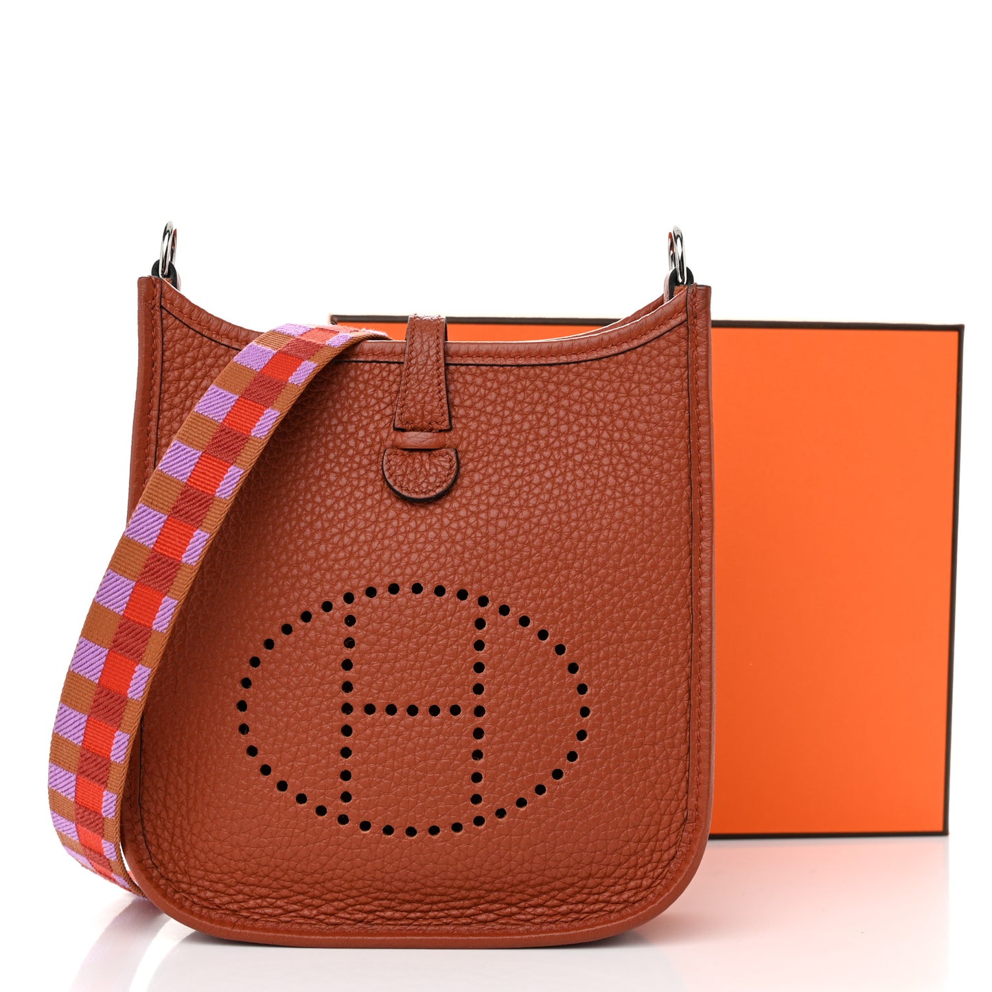 Taurillon Clemence Maxi Quadrille Evelyne TPM Cuivre Capucine Parme Rouge Duchess