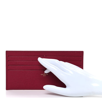 Louis Vuitton Calfskin Felicie Card Holder Insert Fuchsia 2 of 6