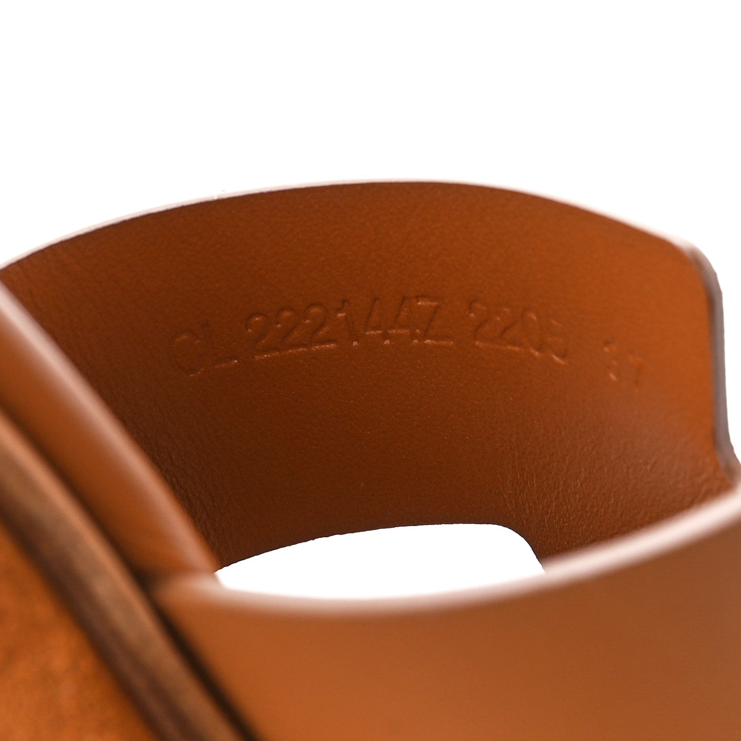 Hermes Calfskin Suede Eze 30 Sandals 37 Naturel 8 of 8