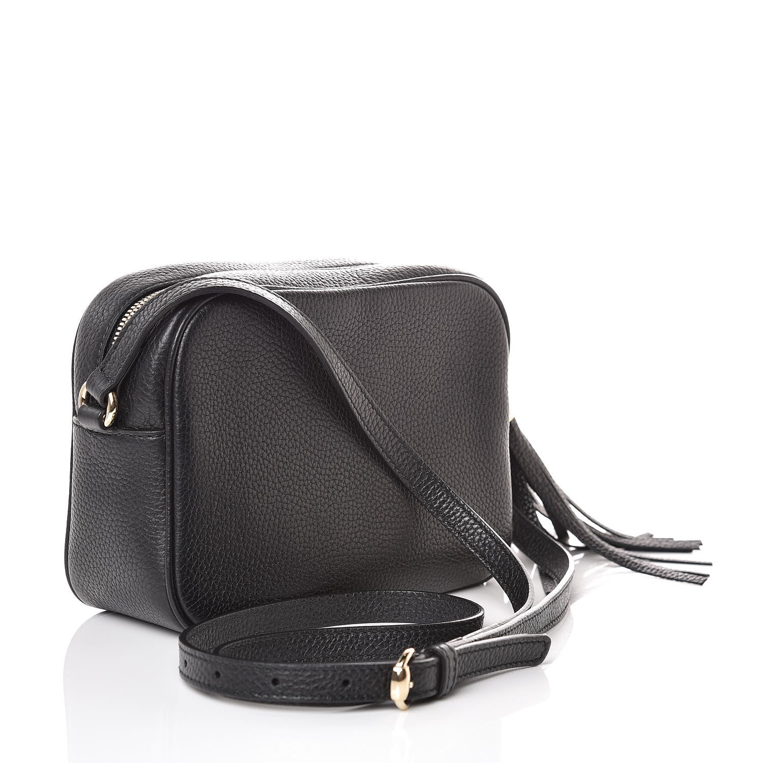 Gucci Pebbled Calfskin Small Soho Disco Bag Black 3 of 9