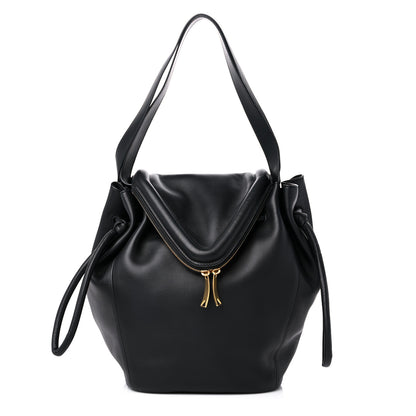 Bottega Veneta Calfskin Large Beak Tote Black 1 of 9