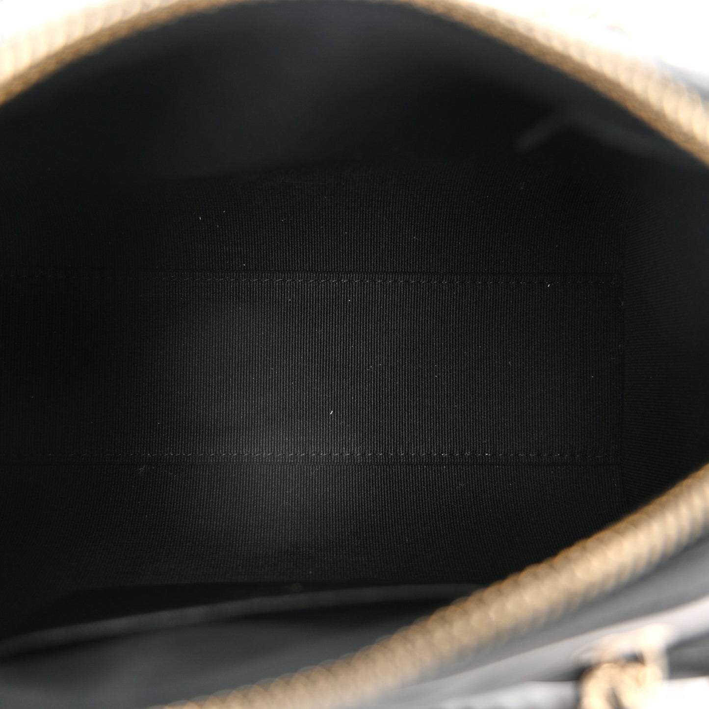 Lambskin Quilted Resin CC Mini Bowling Clutch With Chain Black White