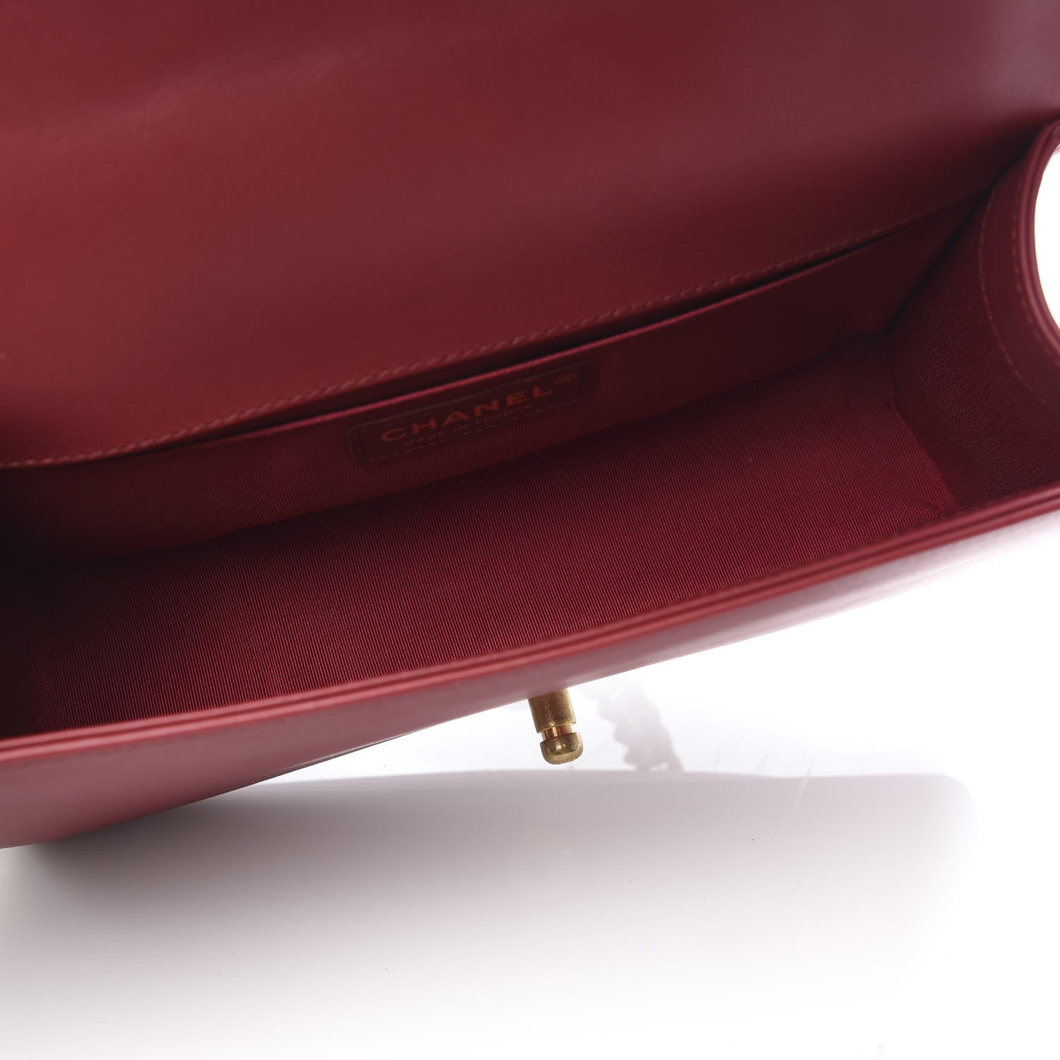 Chanel Calfskin Quilted Medium Boy Flap Red 5 of 10