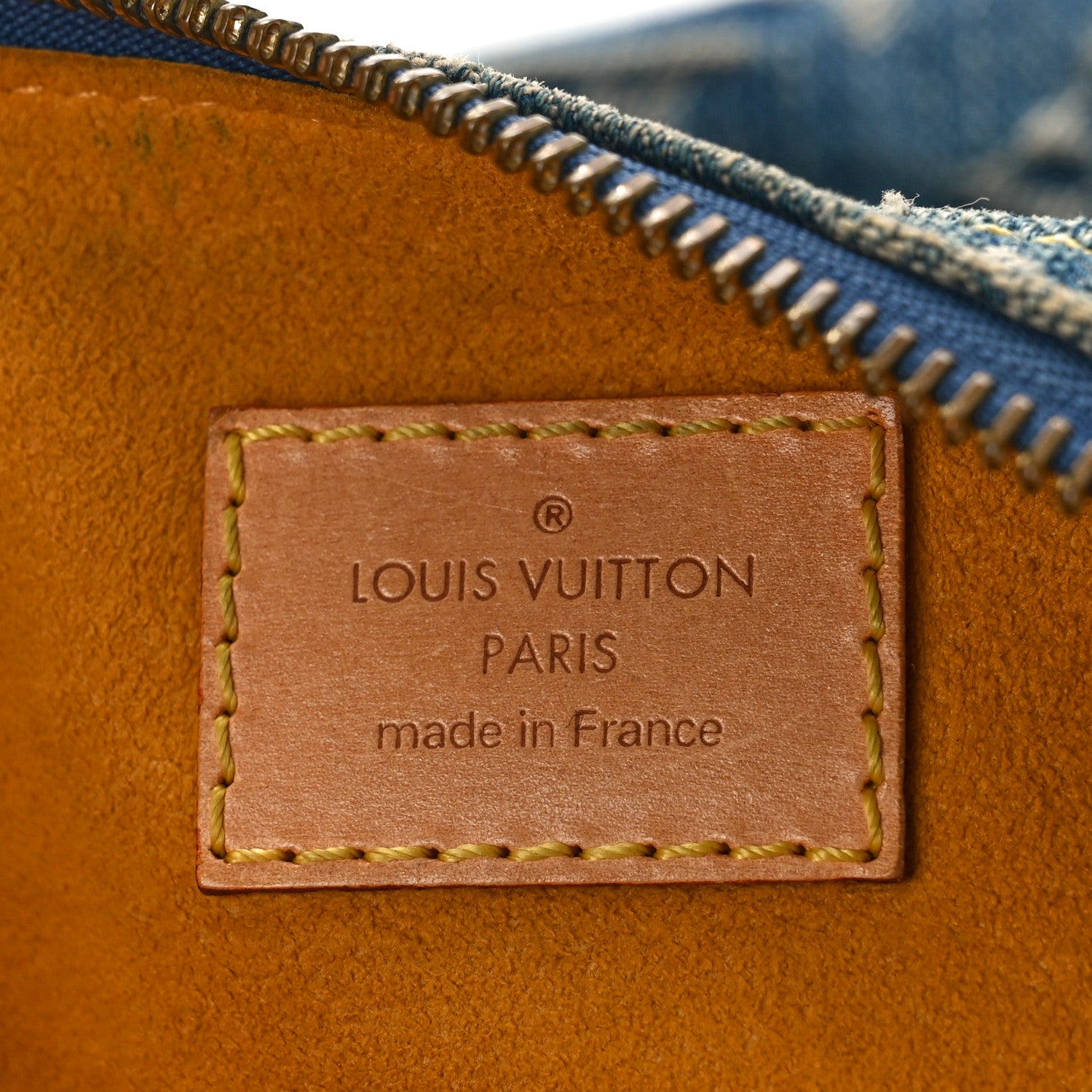 Louis Vuitton Monogram Denim Baggy PM Blue 6 of 9