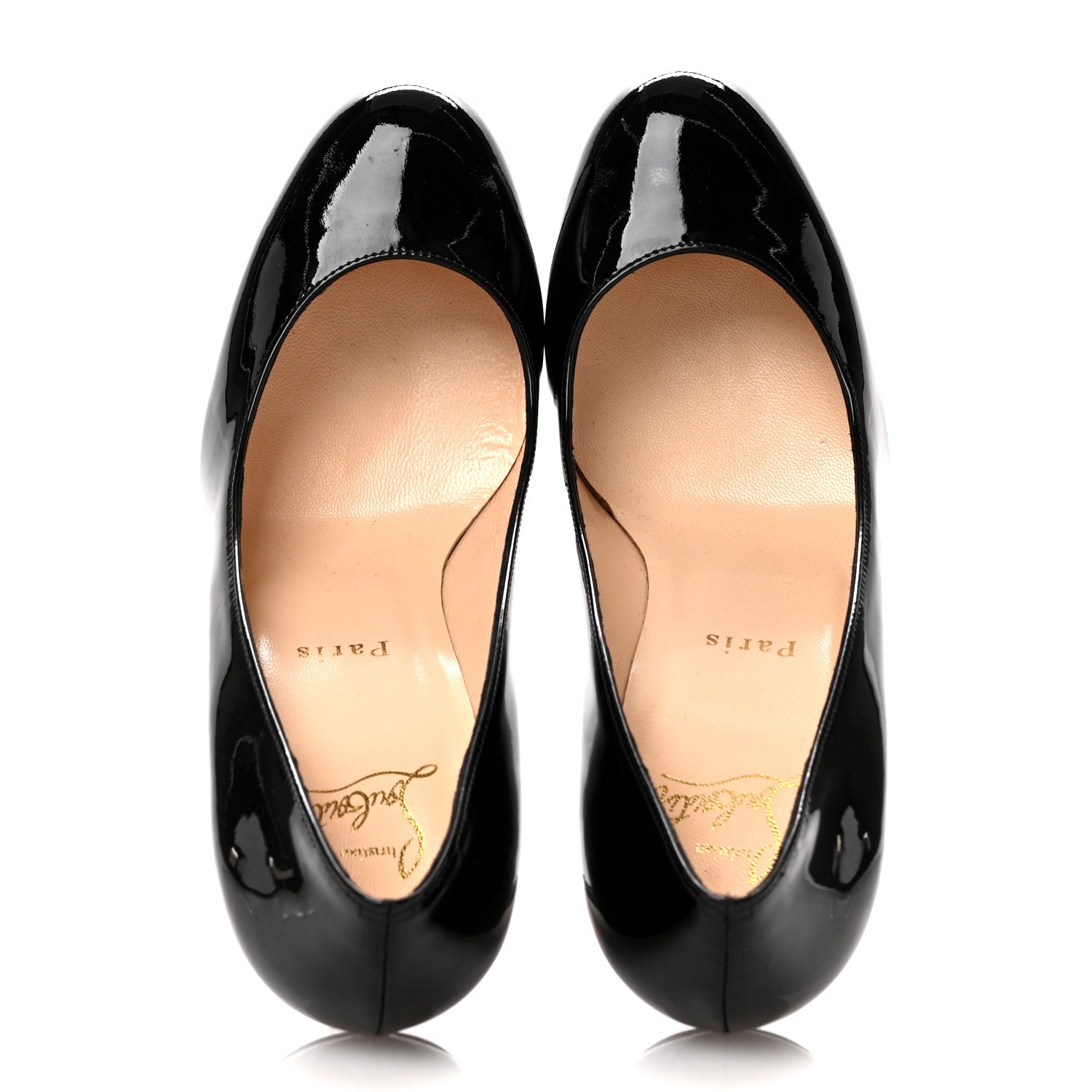 Christian Louboutin Patent New Simple 120 Pumps 38 Black 2 of 9