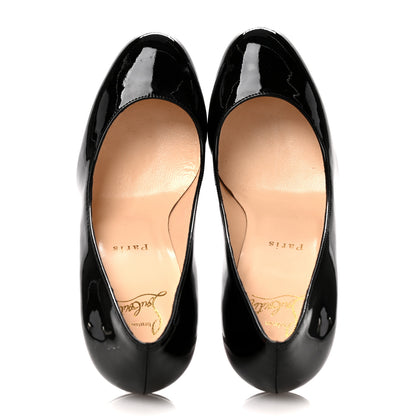 Christian Louboutin Patent New Simple 120 Pumps 38 Black 2 of 9