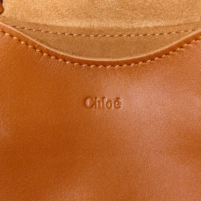 Chloe Calfskin Small Mony Tote Caramel 6 of 14