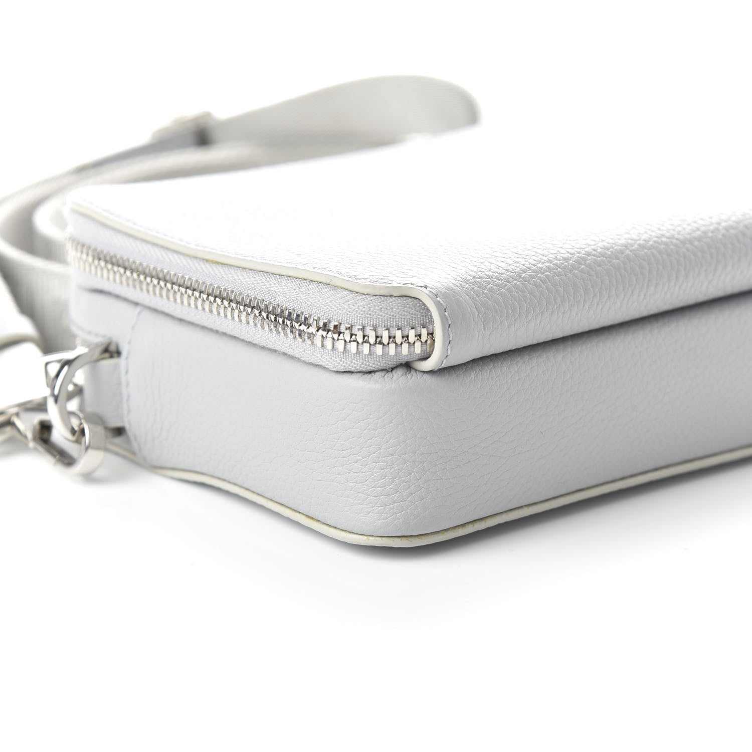 Christian Dior X AIR JORDAN Grained Calfskin Crossbody Grey 7 of 11