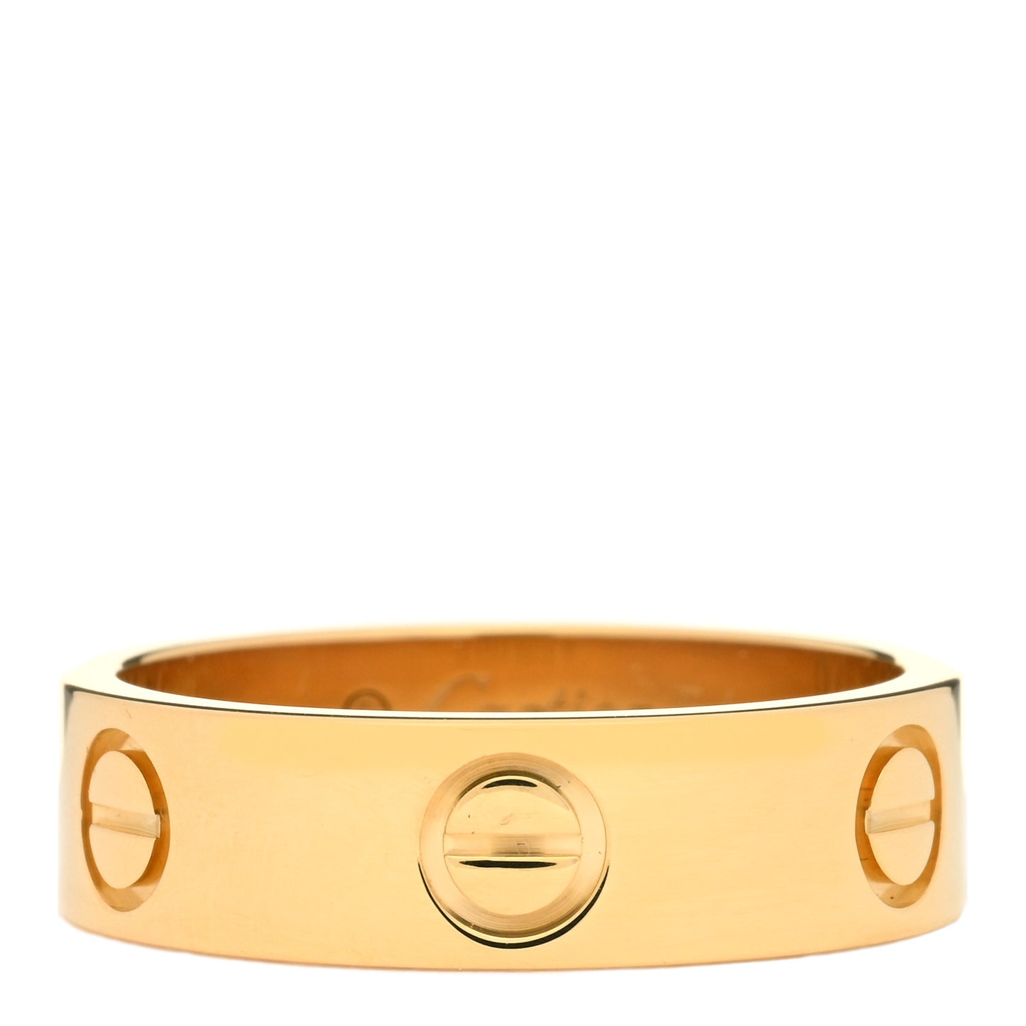 18K Yellow Gold 5.5mm LOVE Ring 54 7