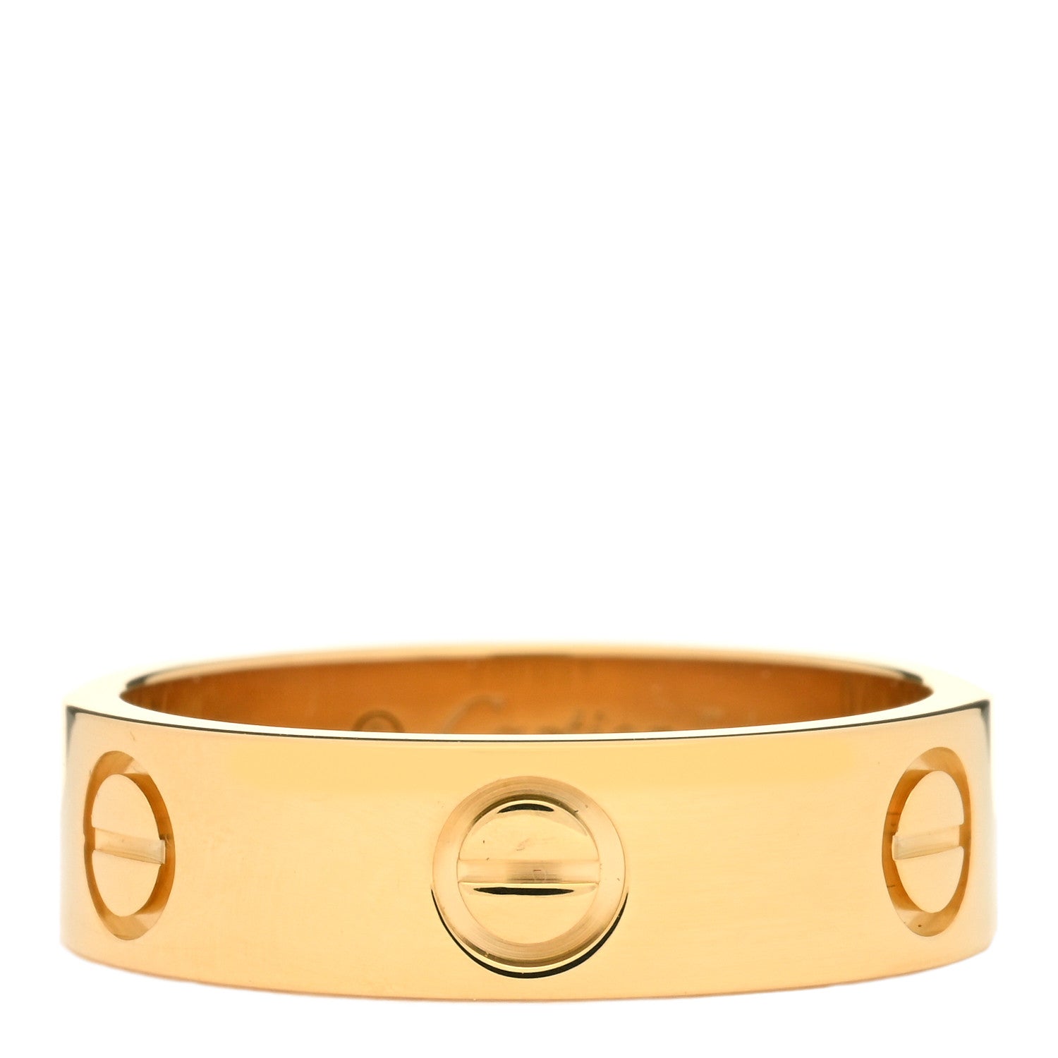 Cartier 18K Yellow Gold 5.5mm LOVE Ring 54 7 1 of 3