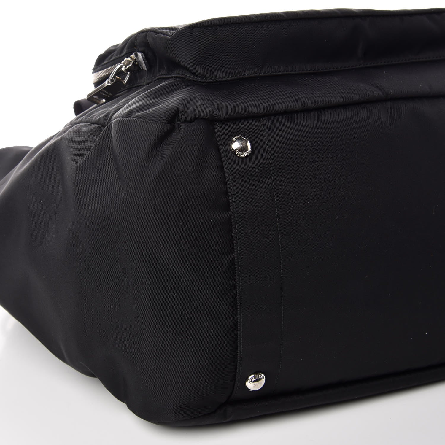 Prada Tessuto Nylon Vela Diaper Bag Black 7 of 11