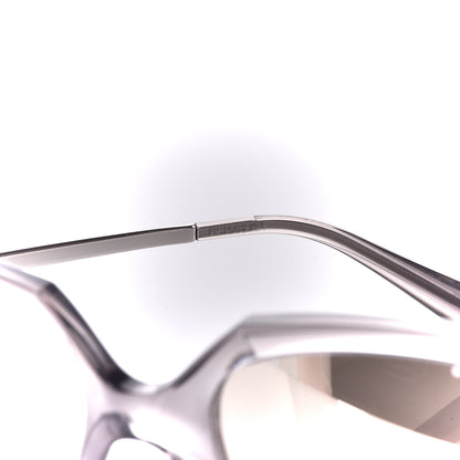 Chanel 18K White Gold Mirror Square Sunglasses 6051 Gray 8 of 9