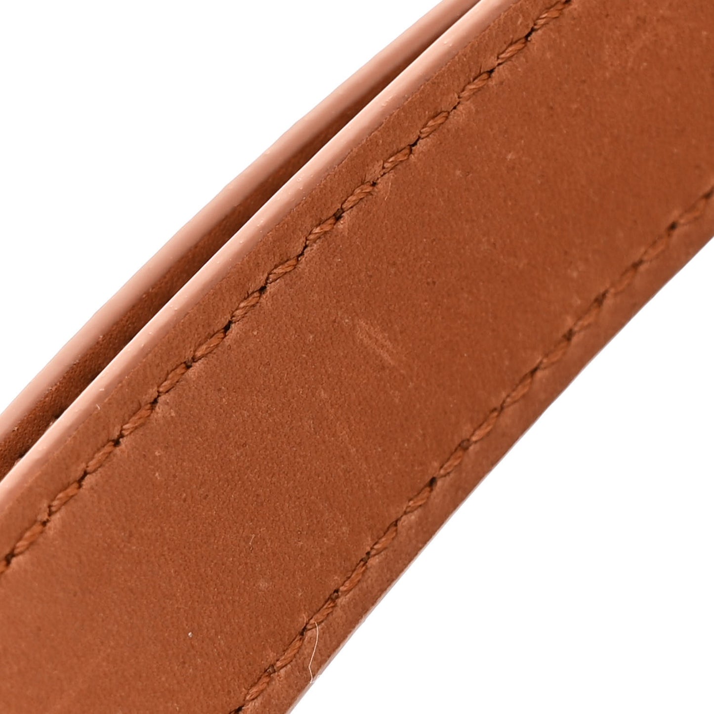 Shearling Calfskin Small Emmanuelle Bucket Bag Natural Beige Brick