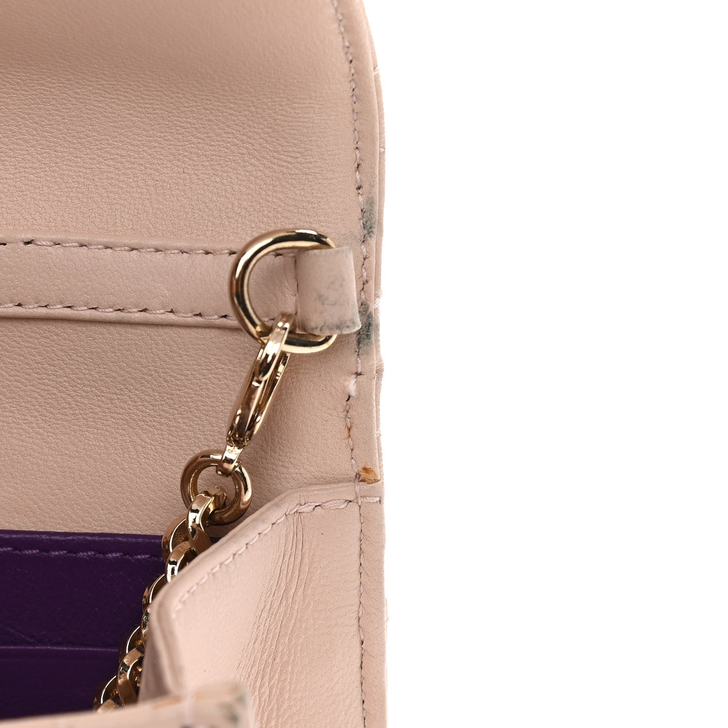 Christian Dior Lambskin Cannage Miss Dior Promenade Pouch Beige 13 of 13