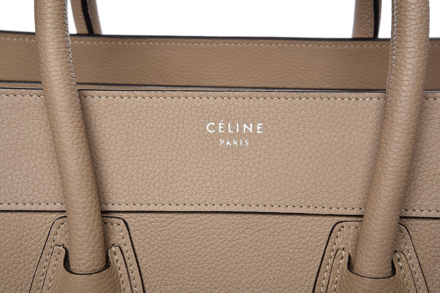 Drummed Calfskin Mini Luggage Dune