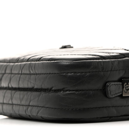 Chanel Aged Calfskin Chevron Mini Reissue Camera Case So Black 9 of 9