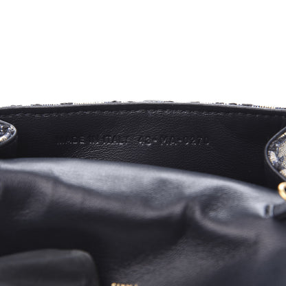 Christian Dior Oblique Nano Saddle Chain Pouch Blue 7 of 9