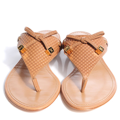 Louis Vuitton Leather Dice Flat Thong 35 US 6 2 of 8