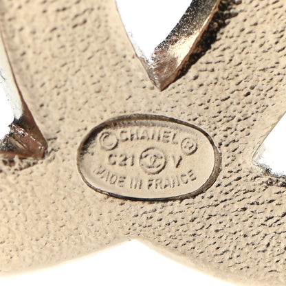 Chanel Crystal Palais Garnier CC Brooch Gold 4 of 5