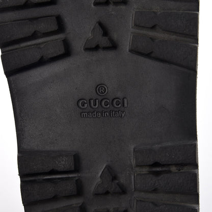 Gucci GG Supreme Monogram Angry Cat Mens Lug Sole Slide Sandals 5 Ebony 6 of 7