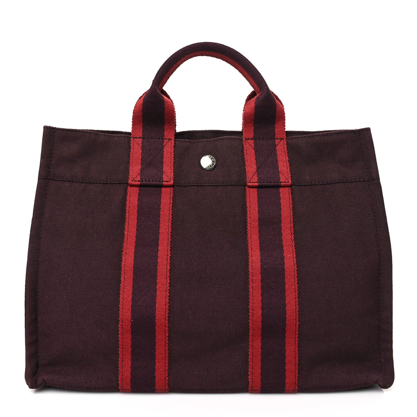 Canvas Herline PM Tote Rouge H