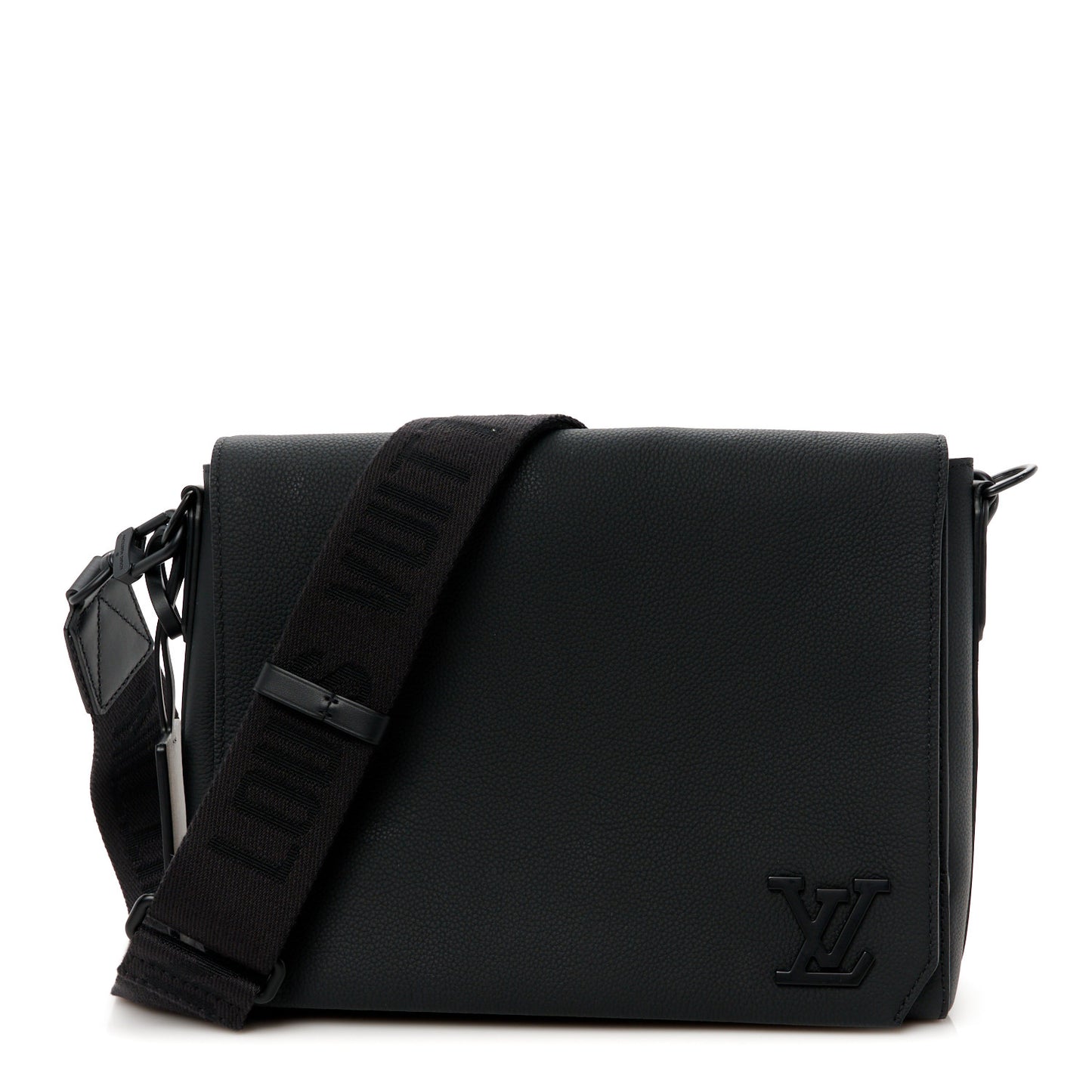 Calfskin Aerogram Messenger Black