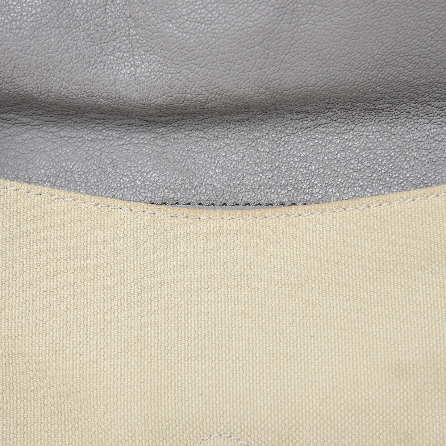 Canvas Chevre Lune MM Cream Grey
