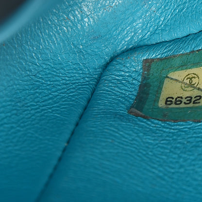 Chanel Lambskin Quilted East West Chocolate Bar Flap Navy 8 of 19